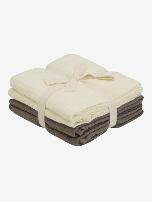 Pippi - Cloth Muslin solid (4-pack)