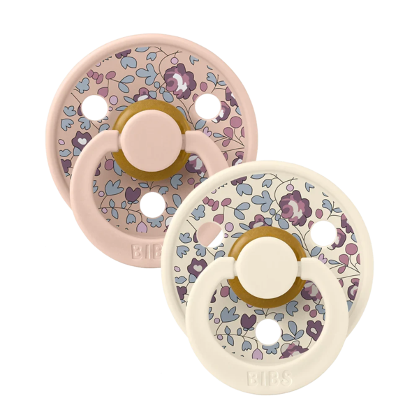 BIBS x LIBERTY Colour 2 Pack Eloise - Blush Mix size 2