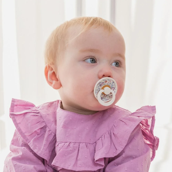 BIBS x LIBERTY Colour 2 Pack Eloise - Blush Mix size 2