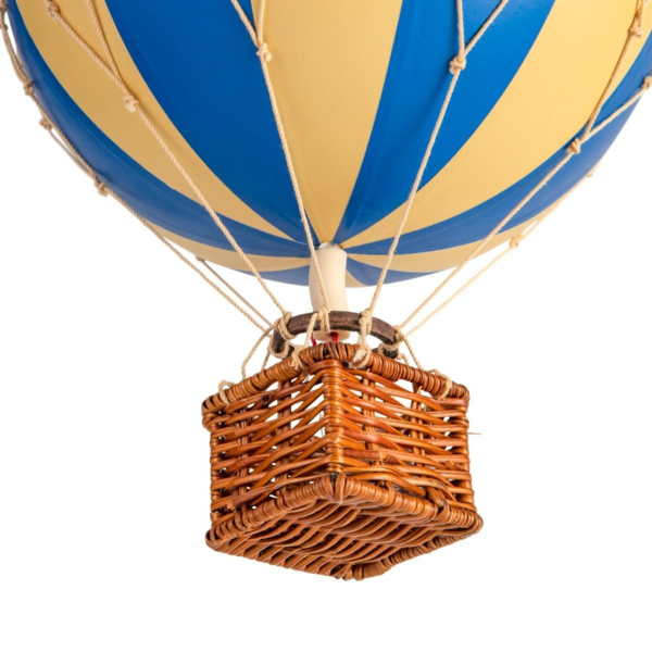 Luftballon 30 cm dobbelt blå