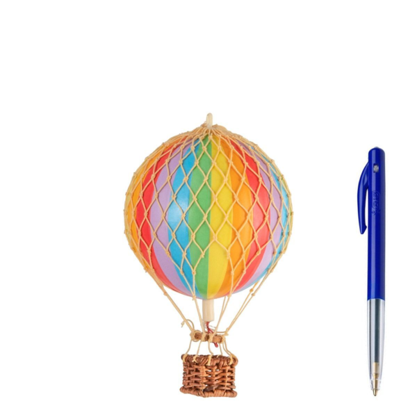 Luftballon 13 cm regnbue