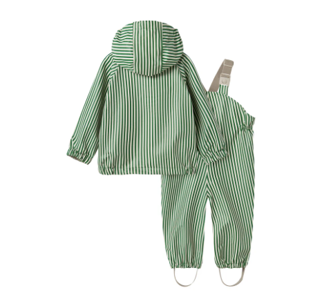 Oddy Set, Regnsæt - Green Stripes