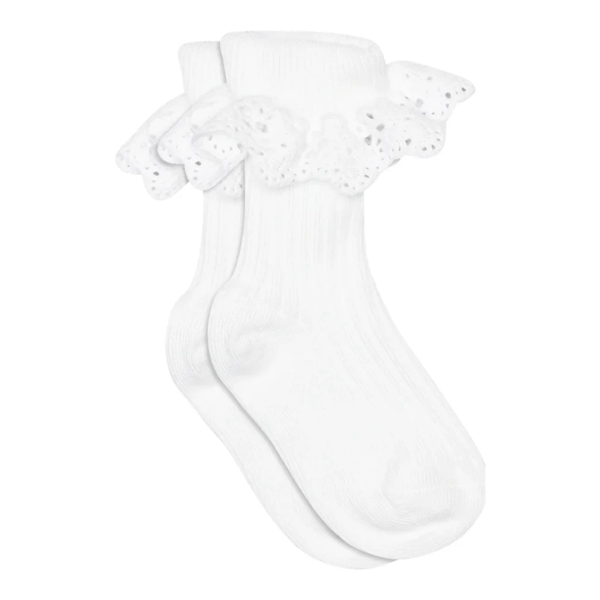 Lisa socks - lace White