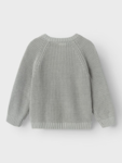 LANGÆRMET STRIKKET CARDIGAN - Limestone