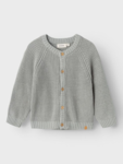 LANGÆRMET STRIKKET CARDIGAN - Limestone