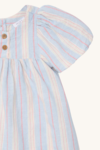 Dress HCKally Linen Vintage - Winter sky