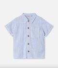 VIRA SS SHIRT - DREAM BLUE/ CLOUD DANCER