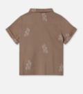 HELLO SS SHIRT - PINE BARK CACTUS AOP