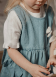 DON DENIM SPENCERDRESS - LIGHT DENIM BLUE