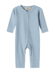 Rena, Modal Fine Rib, body, New Born - Blue stripe