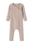 Rulo, Pointelle Rib, body, New Born - Soft beige