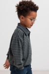 Thanos Polo, Kids - Forest stripe mel