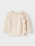 NBFGABLE LS WRAP KNIT LIL