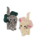 2-PAK KITTY HÅRKLIPPE MED PERLER