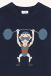 HCPelle Knit Strong Man navy