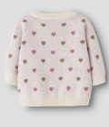 NBFSARAN LS KNIT CARD HEART LIL NBFSARAN LS KNIT CARD HEART LIL