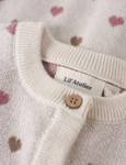 NBFSARAN LS KNIT CARD HEART LIL NBFSARAN LS KNIT CARD HEART LIL