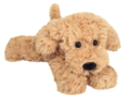 Teddy Hermann - Liggende hund 20 cm assorterede farver