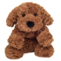 Teddy Hermann - Liggende hund 20 cm assorterede farver