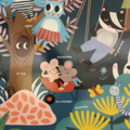 Forlaget ROOM2PLAY - Min meget store sansebog - En aften hos dyrene