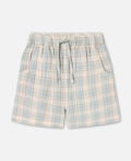 CHA CHA SHORTS - SANDSHELL CHECK