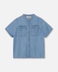 BALOU SS SHIRT - LIGHT DENIM BLUE
