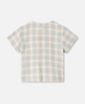CHA CHA SS SHIRT - SANDSHELL CHECK