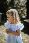 PARI SL TOP - DREAM BLUE CHECK