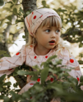 APPLE LS BLOUSE - PEACH WHIP AOP