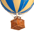 Luftballon 30 cm dobbelt blå
