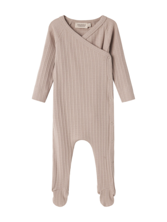 Rubello, Pointelle Rib, body, New Born - Soft beige