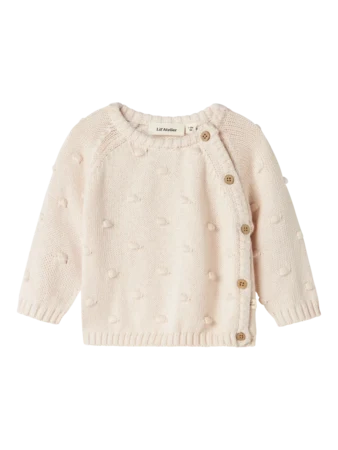 NBFGABLE LS WRAP KNIT LIL