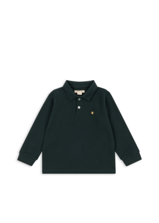 FLORIAN Langærmet GOTS Polo i 100% Økologisk Bomuld