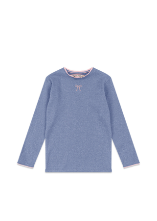 ROLI Bluse i Rib med Lurex – Blød, Strækbar & Skinnende