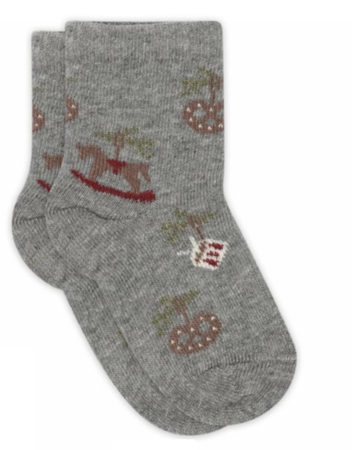 Julle socks grey melange