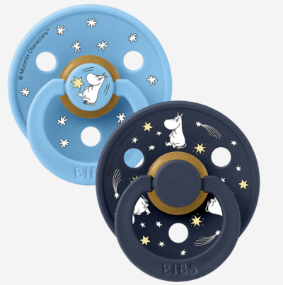 BIBS x Moomin Colour 2 pack Good Night - Breeze mix size 2