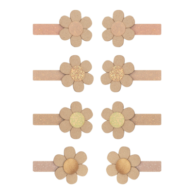 Mimi & Lula - 8 hårclips - Mini Daisy Spring Magic
