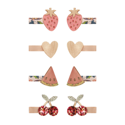 Mimi & Lula - 8 hårclips - Mini Fruit Florence