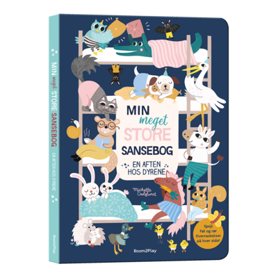 Forlaget ROOM2PLAY - Min meget store sansebog - En aften hos dyrene