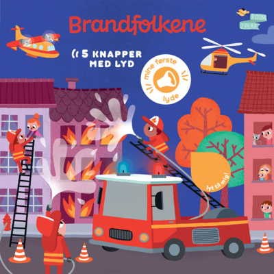 Forlaget ROOM2PLAY - Pegebog med lyd - Brandfolkene