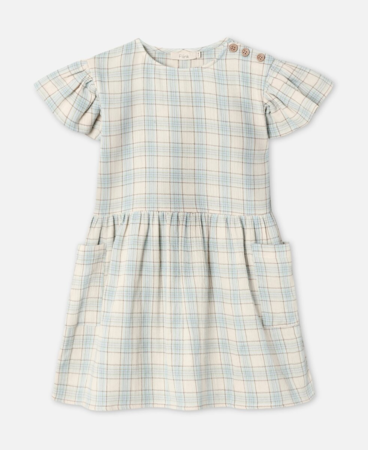 CHA CHA SS DRESS - SANDSHELL CHECK