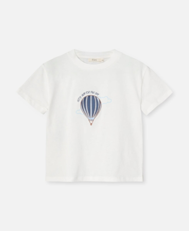 SOMMER BALLOON T-SHIRT - CLOUD DANCER