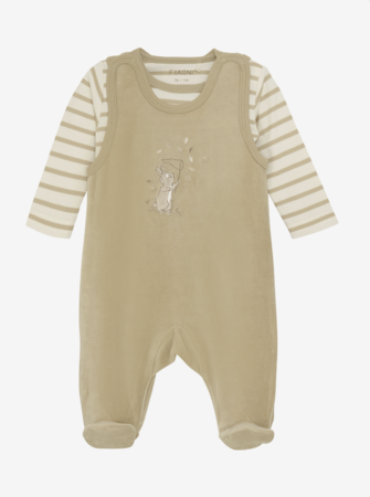 Fixoni - Body LS w.Velour Romper